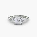 Three-Stone Ring (Baguette Side Stones)